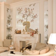 Beige wallpaper: design, combination, choice of curtains, 70+ photos in the interior-7