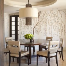 Beige wallpaper: design, combination, choice of curtains, 70+ photos in the interior-22