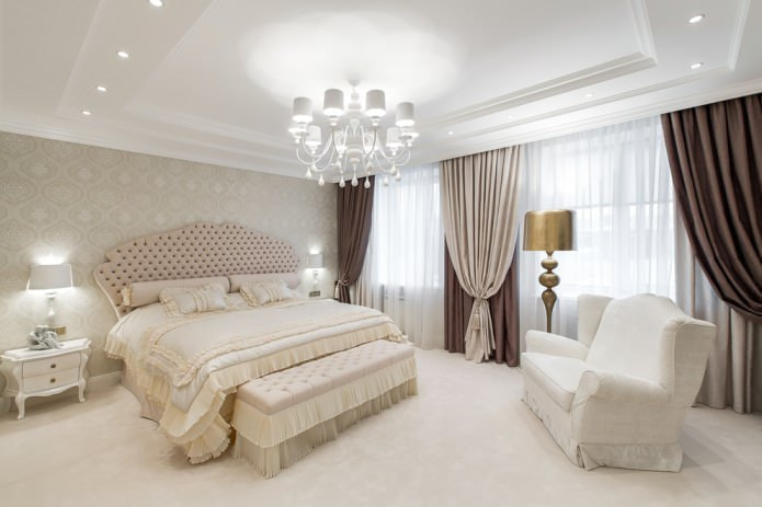 spacious bedroom with 2 windows