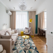 How do beige curtains look in the interior?-0