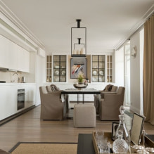 How do beige curtains look in the interior?-1