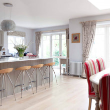 How do beige curtains look in interior?-5
