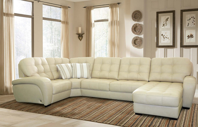 eco-leather sofa