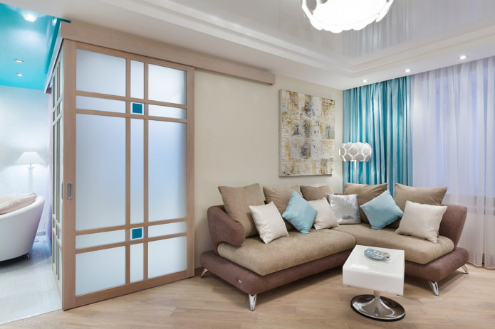 beige and brown sofa