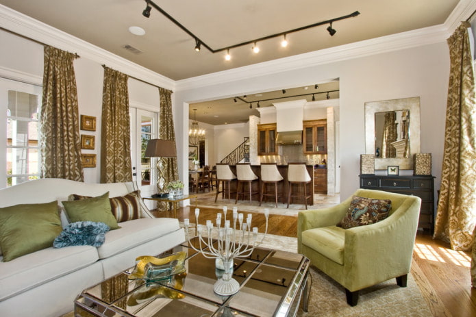 beige single-color ceiling