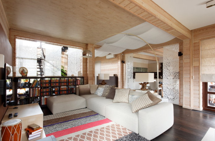Wooden ceiling