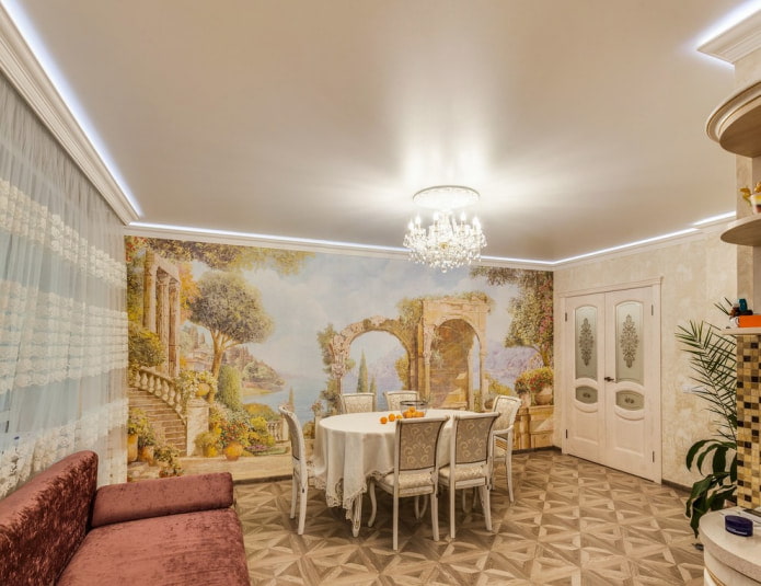 beige ceiling
