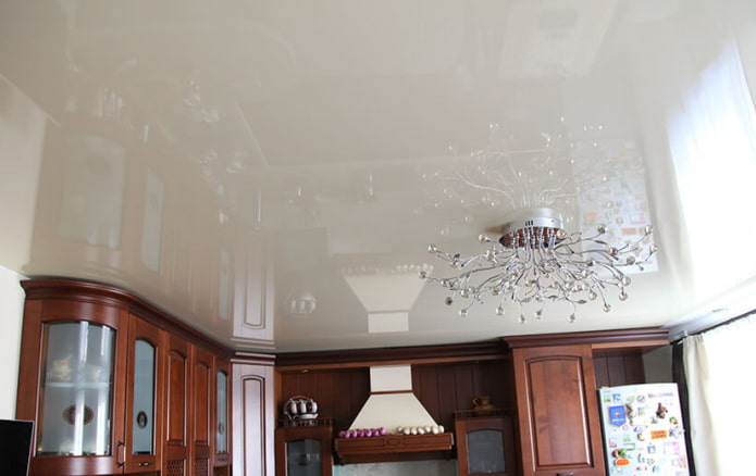 beige stretch ceiling