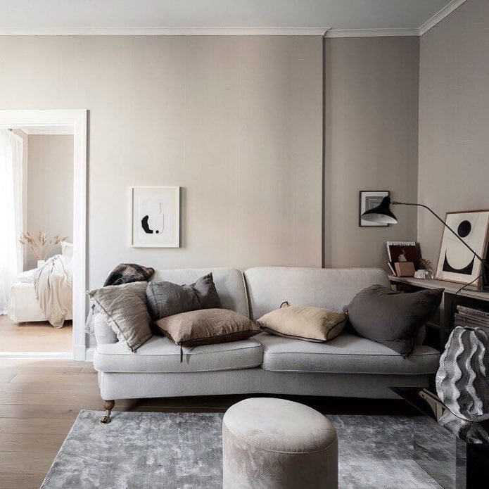 beige walls