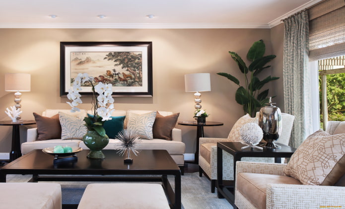 living room in American style