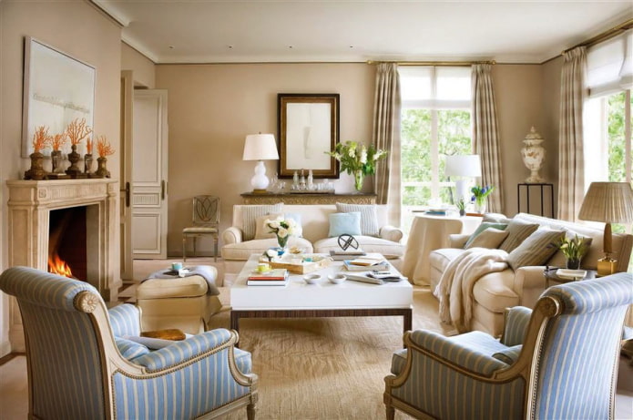 blue furniture
