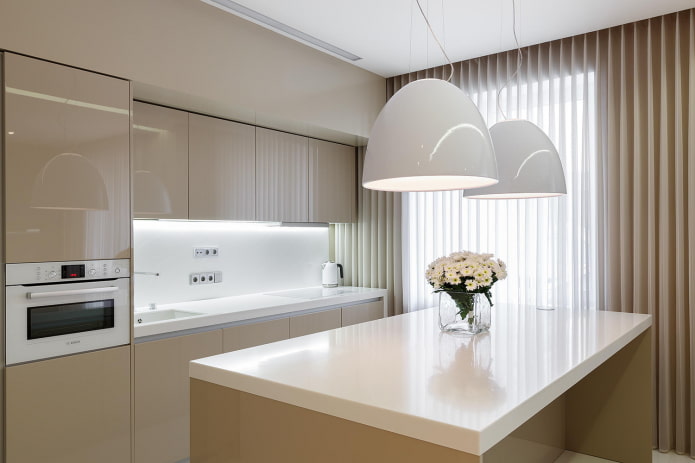 kitchen in the style of minimalism