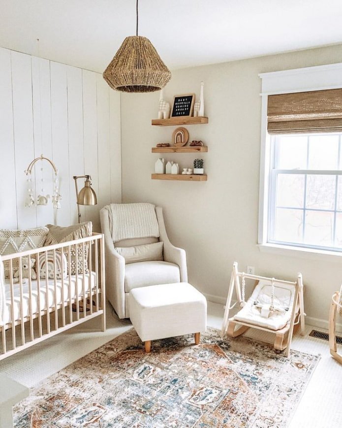 Scandinavian design of a children's room