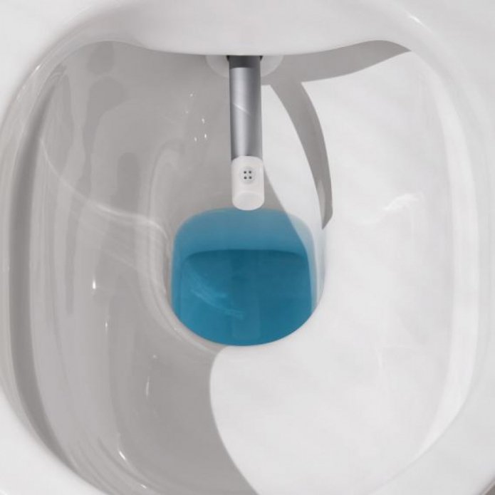 rimless toilet with bidet function