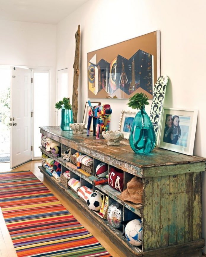 vintage furniture in the interior