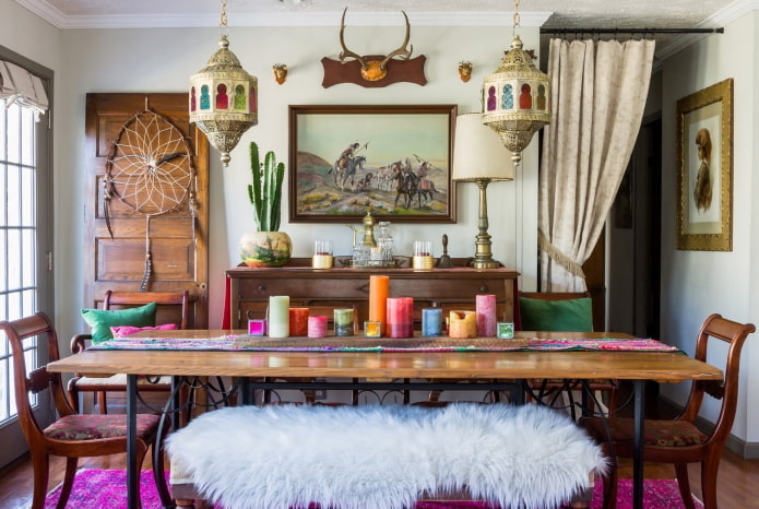 boho style lamps