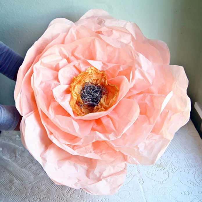 The finished flower