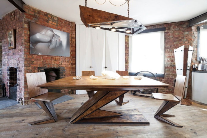 brick in the interior