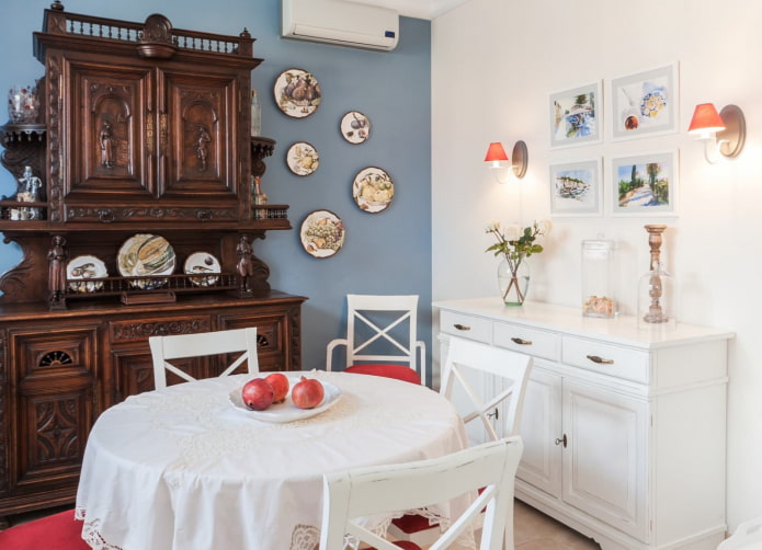 rare furniture in the interior