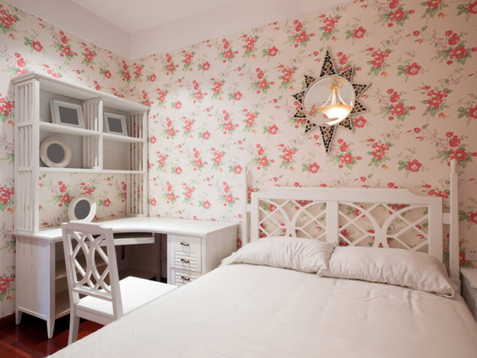 paper wallpaper in Provence style