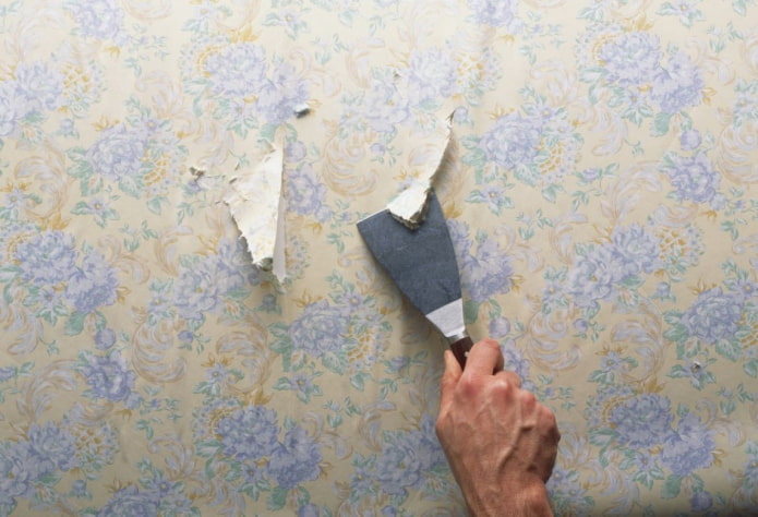 removing old paper wallpaper