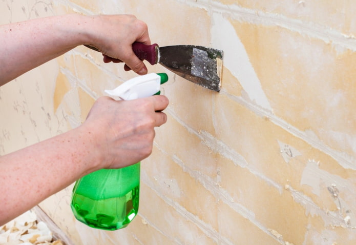 removing old paper wallpaper