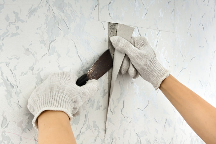 removing old paper wallpaper