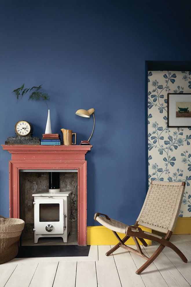 Instead of a fireplace