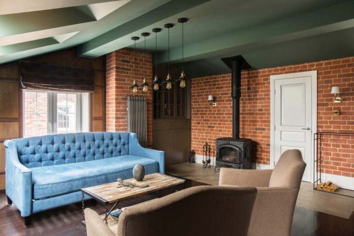Loft-style stove