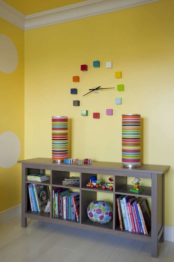 clock in the children's room