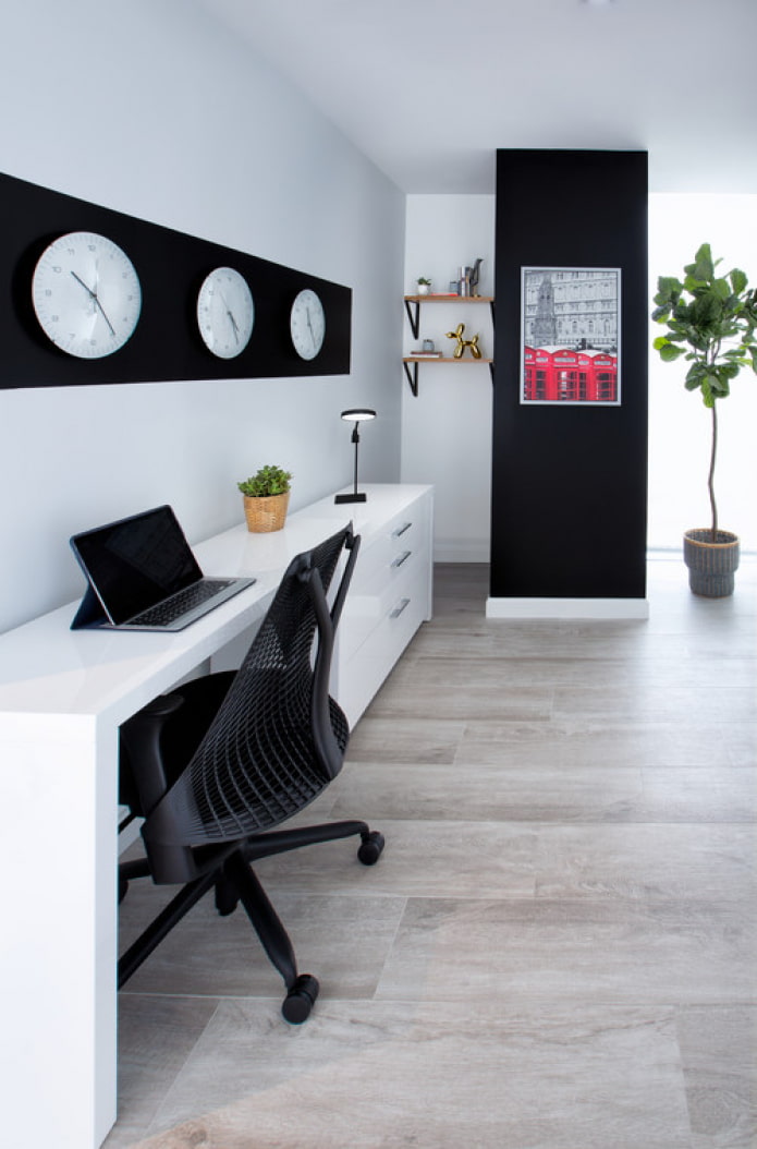 clock in the office
