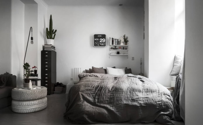 clock in Scandi style