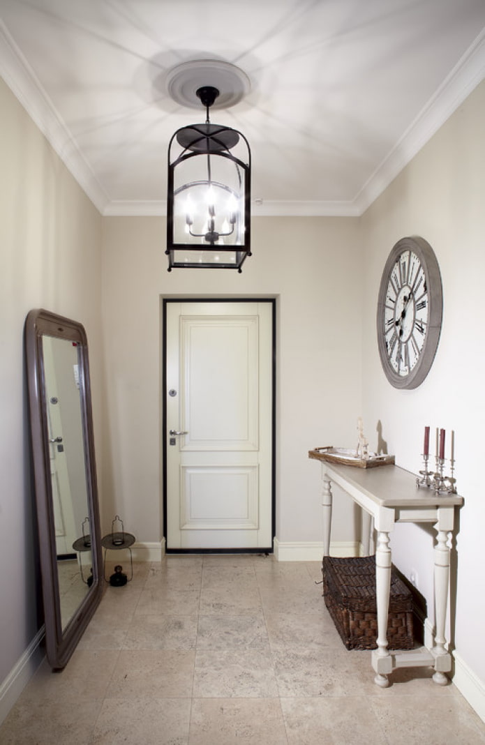 clock in the hallway