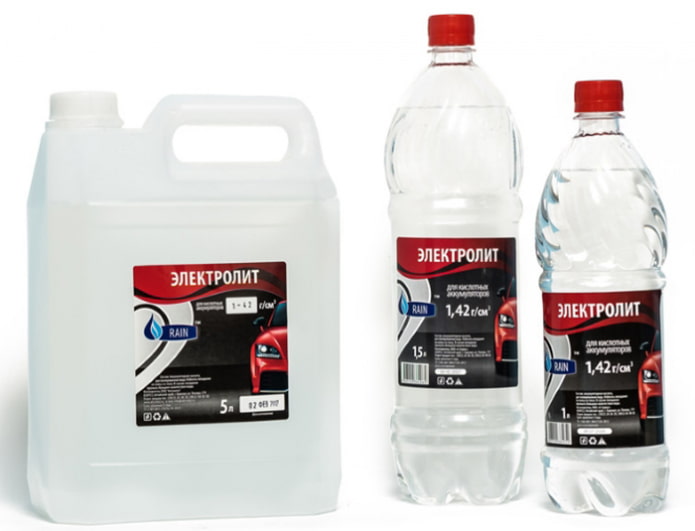 Electrolyte for cleaning the toilet