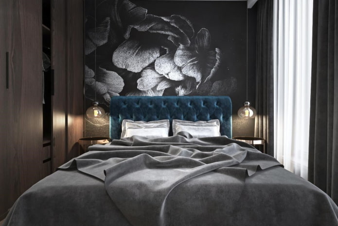 black bedroom decoration