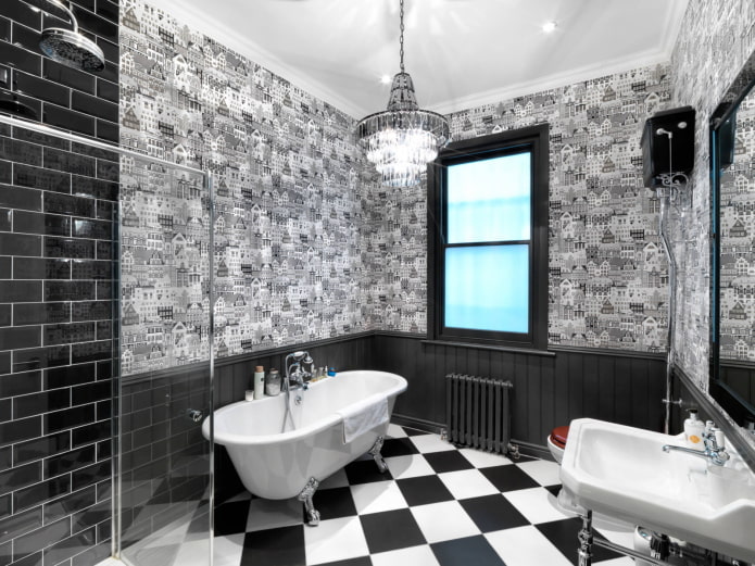 wallpaper for the bathroom