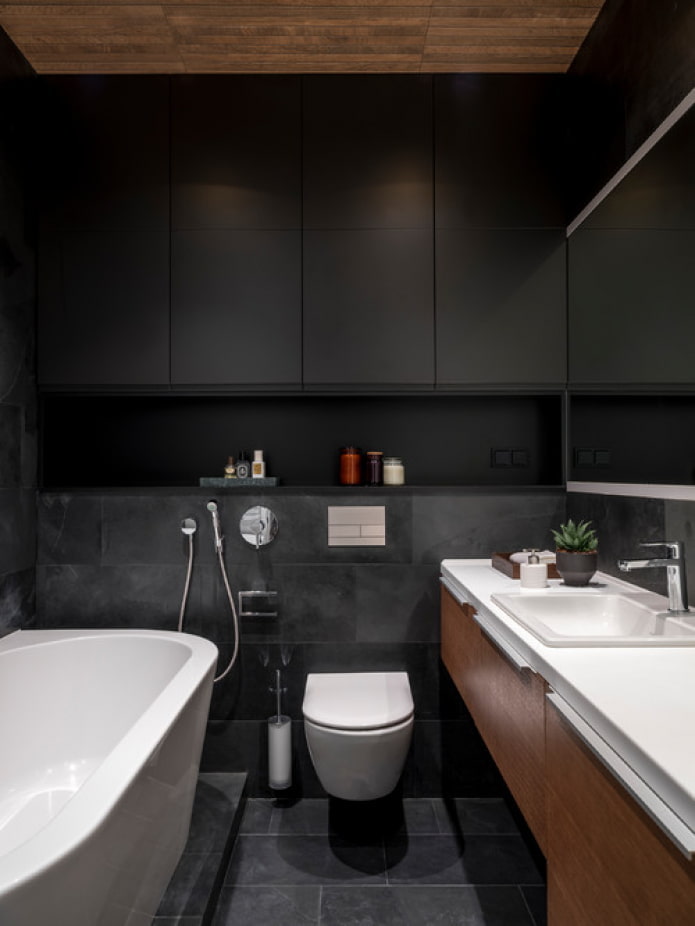 matte black facades