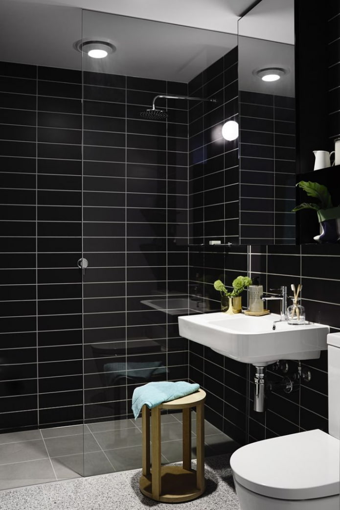 small tiles for the walls