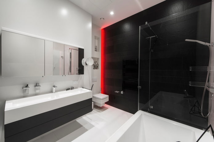 minimalist style bathroom