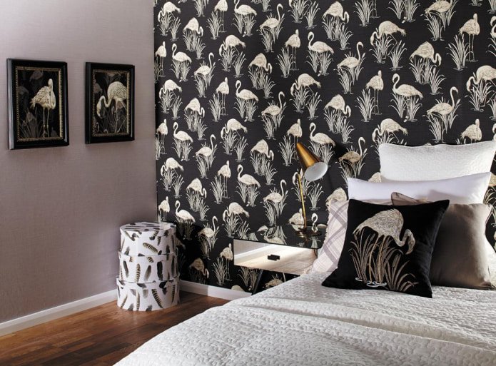 dark wallpaper with birds