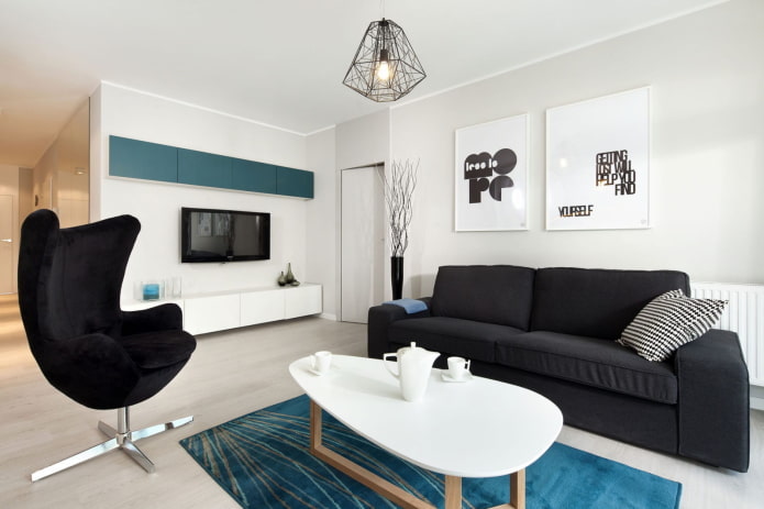 sofa in a Scandinavian interior