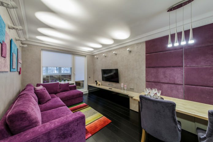 dark laminate in the living room