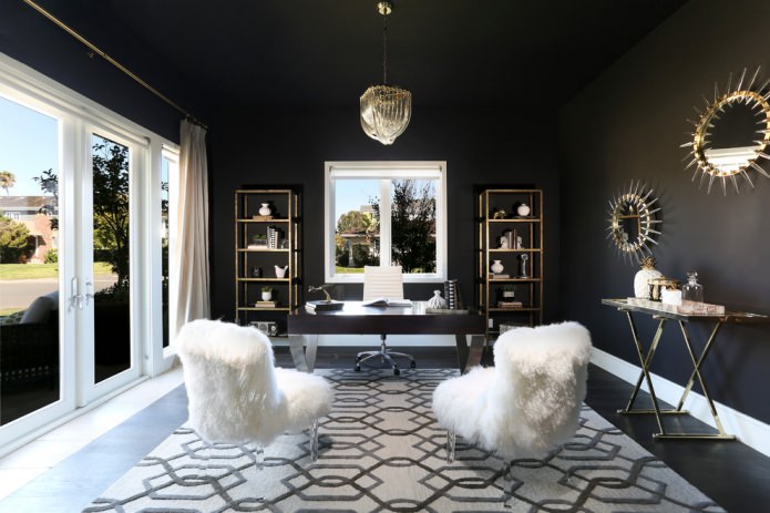 Black walls