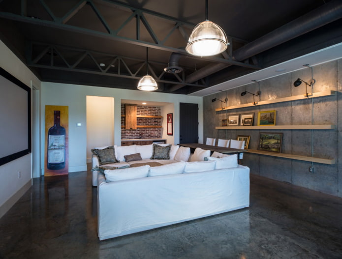 Loft in the living room