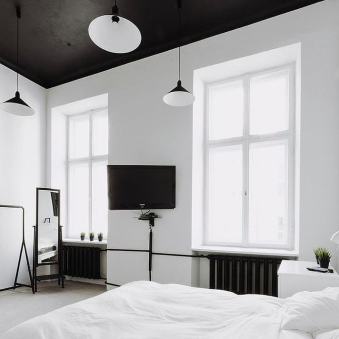 black ceiling