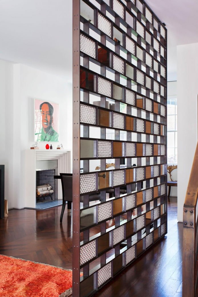 glass block partition 