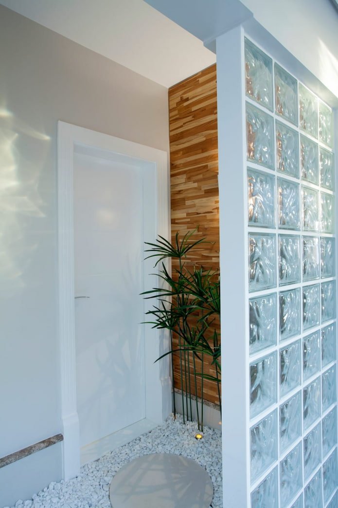 glass block partition