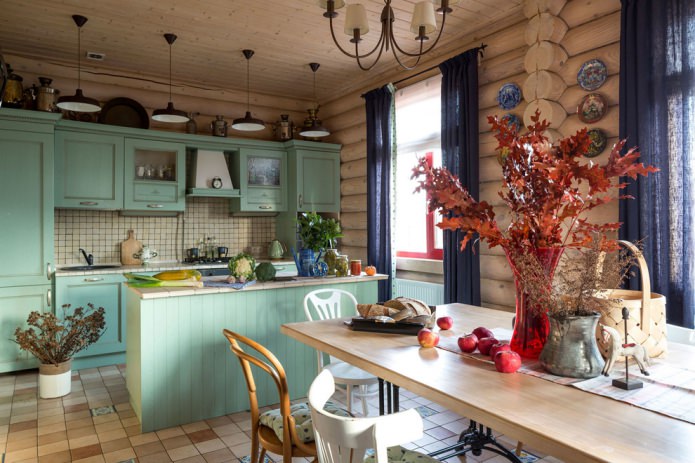 dacha kitchen interior
