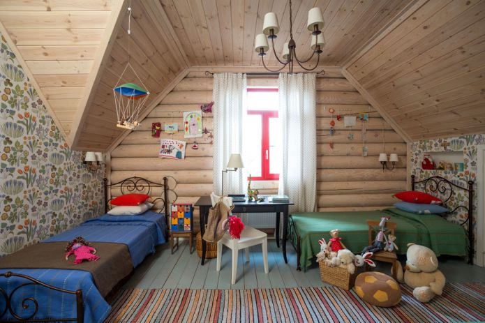 children's room in country style