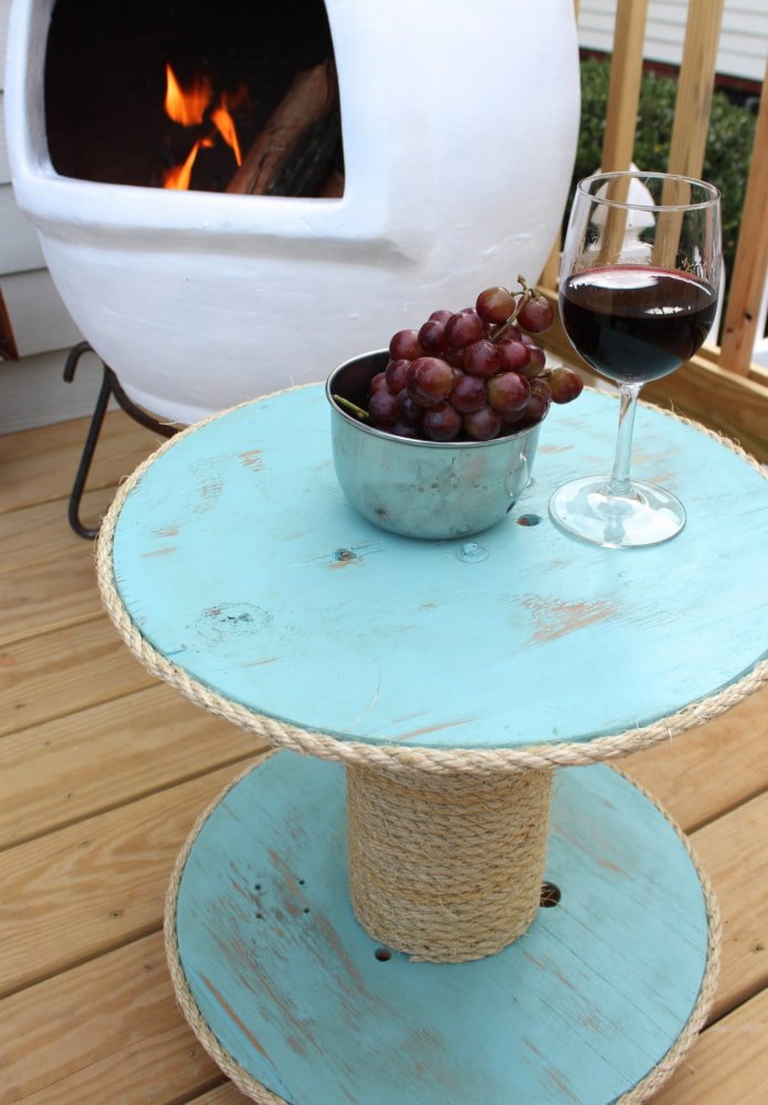 Spool Table in a Marine Style